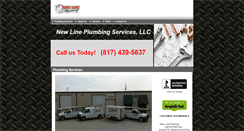Desktop Screenshot of newlineplumbing.com