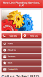 Mobile Screenshot of newlineplumbing.com